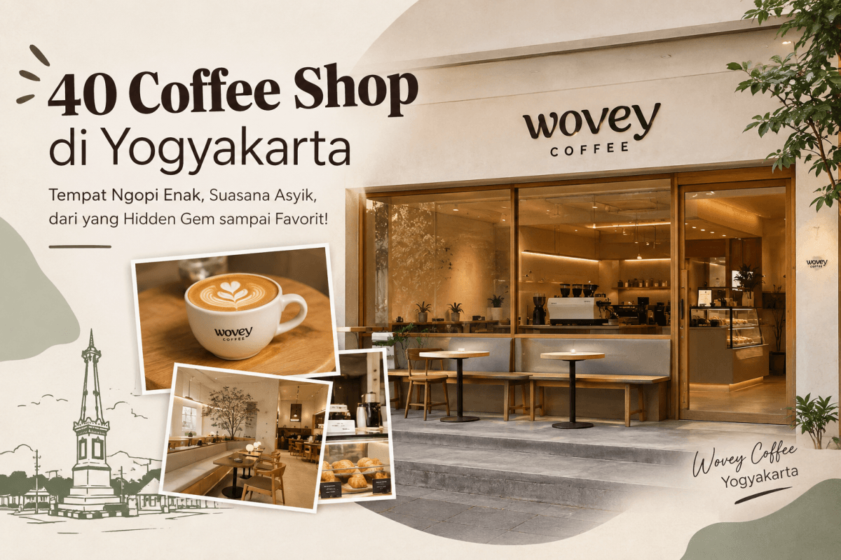 Daftar 40 coffee shop di Yogyakarta Wovey Coffee