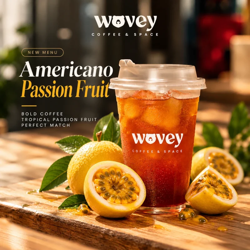 Americano Passion Fruit - Wovey Coffee